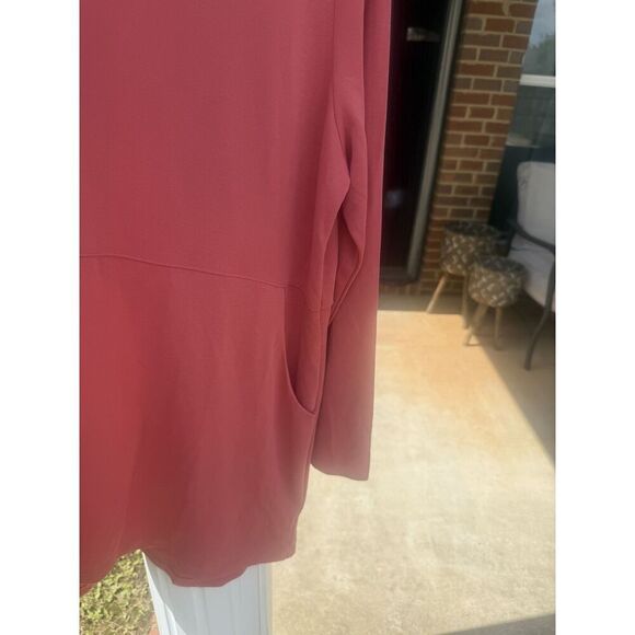 Soft Surroundings Tunic Top Womens XL Long Sleeve Pockets Button Back Casual - Picture 4 of 10